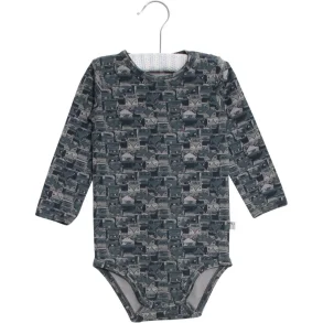 Wheat - Langrmet Body kologisk Navy