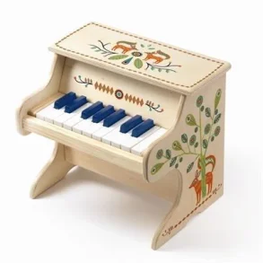 Djeco Brneklaver Klaver i tr, med elektronisk lyd 