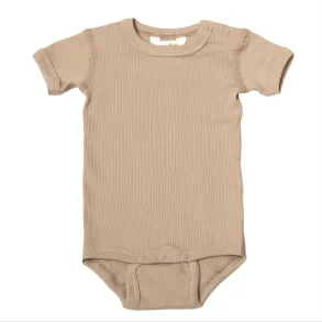 JOHA - Body k/ Rib ko Bomuld Beige