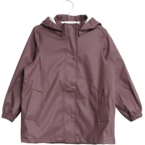 Wheat Regnjakke Abelone Eggplant