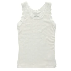 Joha - Uld/silke undertrje hvid
