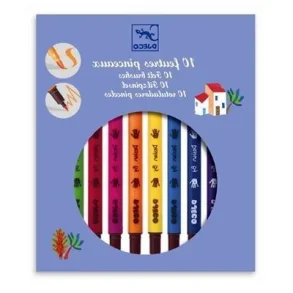 Djeco - Tusser Klassiske farver - 10 stk