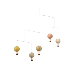 Flying the Skies Mobile, Pastel Rainbow