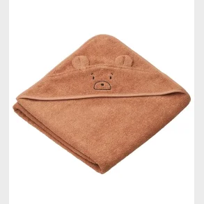 Liewood - Augusta kologisk Junior Badehndklde - Mr Bear Tuscany Rose
