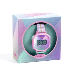 Djeco - Ticlock Digitalur - Lilla prismer