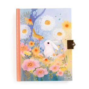 Djeco - Lovely Paper Kendra dagbog med ls og magisk pen