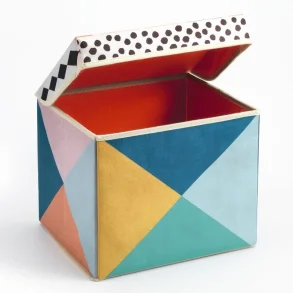 Djeco - Legetjskasse / skammel - Geometry