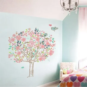 Cherry Blossom Bird Tree