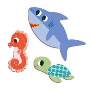 Djeco - Klistermrker - Havdyr