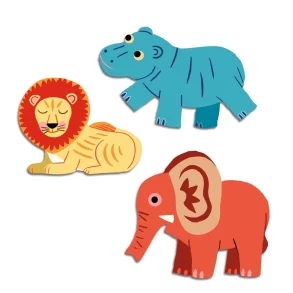 Djeco - Klistermrker - Safaridyr