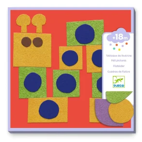 Djeco - Collage - Filt dyr