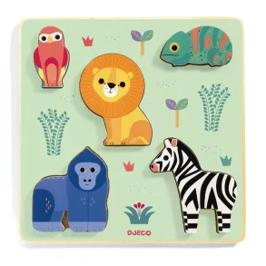 Djeco - Trpuslespil - vilde dyr
