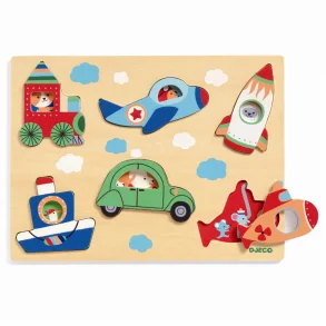 Djeco - transport - puslespil