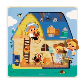 Djeco 3-lags puslespil - Hos Moo