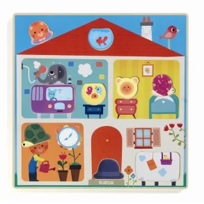 Djeco - Puslespil - Byt Rundt