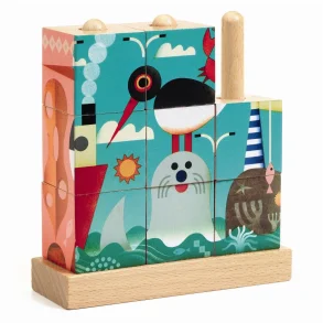 Djeco Billedklodser p pind - Havet