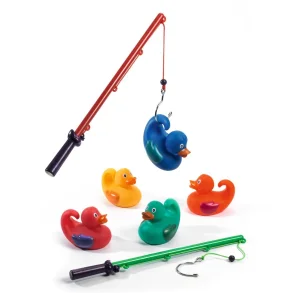 Djeco Badender med fiskestnger - Farvede