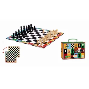 Djeco Spilkuffert  - Skak og Dam