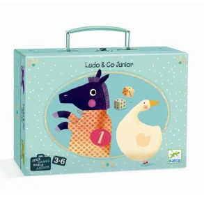 Djeco - Spilkuffert – Ludo og Gsespil