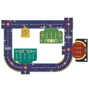 Djeco - Crazy Motors - Vejpuslespil