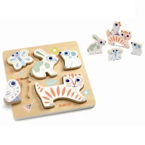 Djeco - BabyAnimali Trpuslespil 