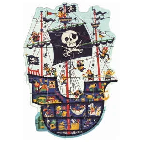 Djeco Kmpepuslespil - Piratskib - 36 brikker