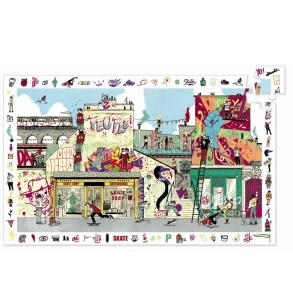 Djeco Observationspuslespil, Street Art - 200 brikker