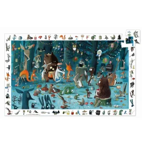 Djeco Observationspuslespil, Musik i Skoven - 35 brikker