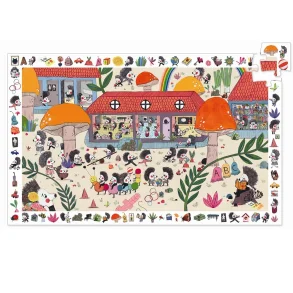 Djeco Observationspuslespil, Pindsvineskolen - 35 brikker