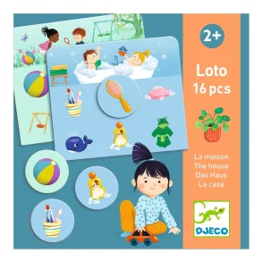 Djeco - Lrespil - Billedlotteri Huset
