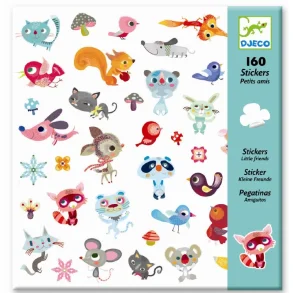 Djeco - Klistermrker - Sm venner