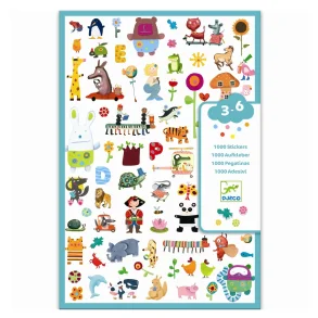 Djeco - Klistermrker - 1000 for de sm