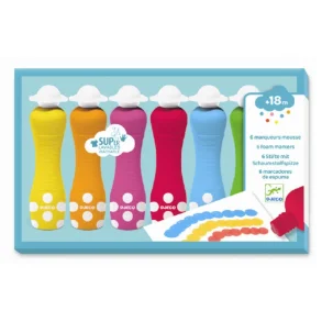 Djeco - Tusser Skum duppe tusser 6 stk