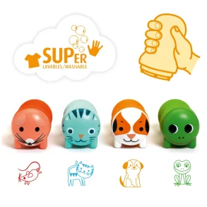 Djeco - Stempler for de sm - Havedyr