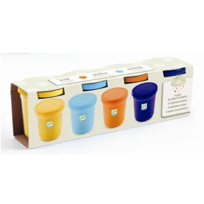 Djeco - 4 btter modellervoks - natur farver