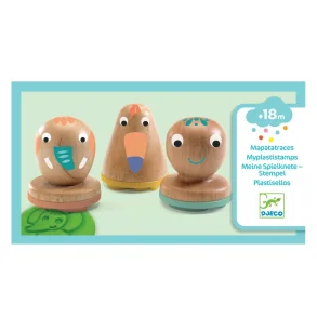 Djeco - Modellervoks Myplastistamps