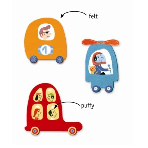 Djeco - Kreative klistermrker - Jeg elsker biler