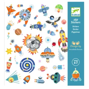 Djeco - Klistermrker - Rummet