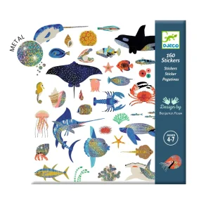 Djeco - Klistermrker - Havet