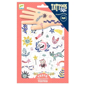 Djeco - Tattoos - Drmme selvlysende