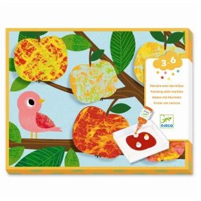 Djeco - Kreativ maling - Mal med glaskugler