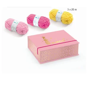 Djeco - Strikkeprinsesse - Lyserd