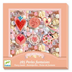 Djeco Kreativ perler - Plastperler, hjerter