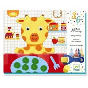 Djeco - Kreativ ske - Male med svamp