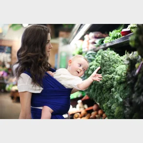 Boba - slynge - Dark Blue - Bambus