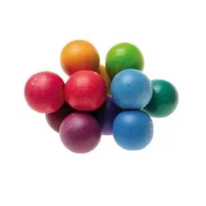 Grimms rangle med kugler i regnbuens farver