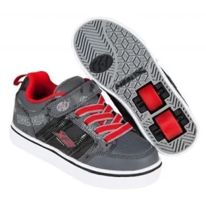 Heelys Rullesko - Black/Grey/Red - 2 hjul