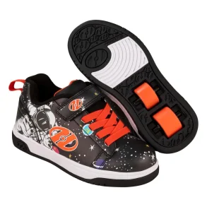 Heelys Rullesko - Black/Orange Astro - 2 hjul