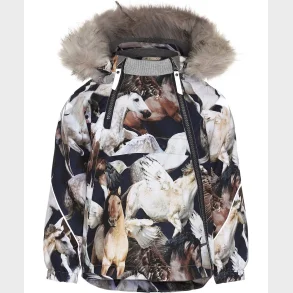 Molo - Vinterjakke Hopla Unicorn and Pegasus Fur