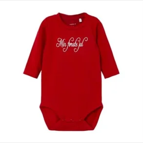 Name It - Rajul Body LS - Jester Red - Min frste jul